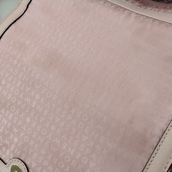 Kate Spade Baby Pink Safiano Leather Crossbody Bag *flaw - Picture 7 of 10